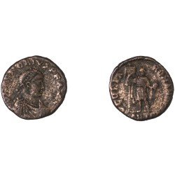 Moneda Imperio Romano Decargiro Honorio 393-395 d.C.