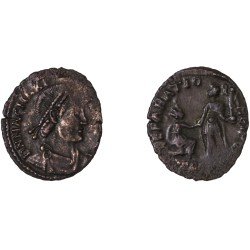 Moneda Imperio Romano Maiorina Magno Máximo 383-386 d.C.