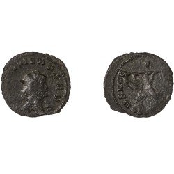 Moneda Imperio Romano Antoniniano Galieno 267-268 d.C. Moneda Imperio Romano Antoniniano Galieno 267-268 d.C.
