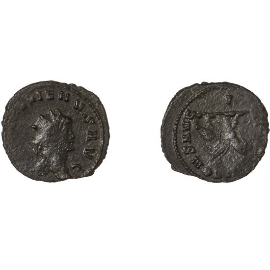 Moneda Imperio Romano Antoniniano Galieno 267-268 d.C. Moneda Imperio Romano Antoniniano Galieno 267-268 d.C.