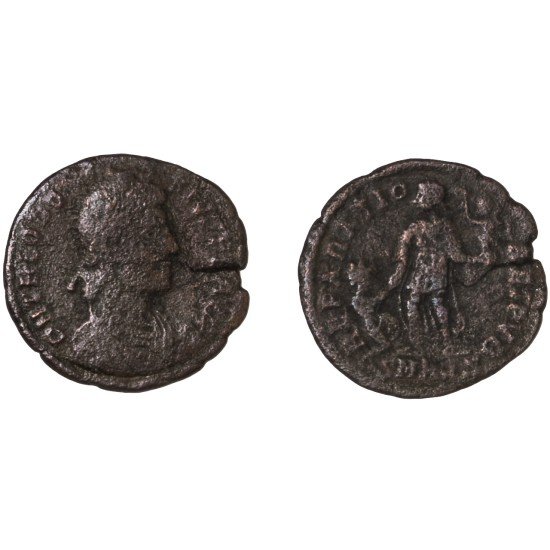 Moneda Imperio Romano Maiorina Teodosio I 379-383 d.C.