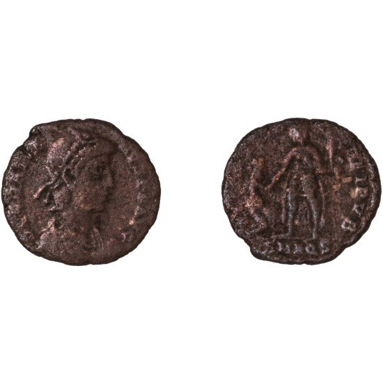 Moneda Imperio Romano Maiorina Graciano 379-383 d.C. Moneda Imperio Romano Maiorina Graciano 379-383 d.C.