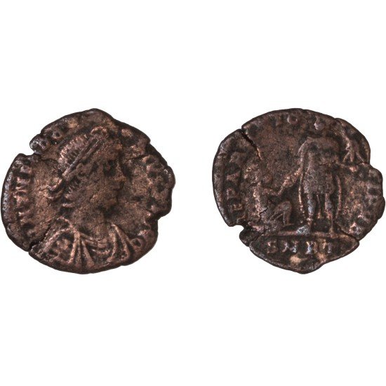 Moneda Imperio Romano Maiorina Teodosio I 379-383 d.C.