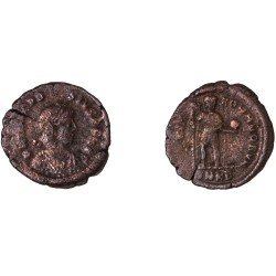 Moneda Imperio Romano Decargiro Teodosio I 393-395 d.C.