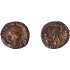 Moneda Imperio Romano Maiorina Valentiniano II 383-387 d.C.