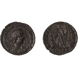 Moneda Imperio Romano Maiorina Valentiniano II 379-383 d.C. Moneda Imperio Romano Maiorina Valentiniano II 379-383 d.C.