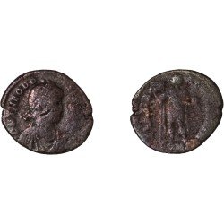 Moneda Imperio Romano Decargiro Teodosio I 393-395 d.C.