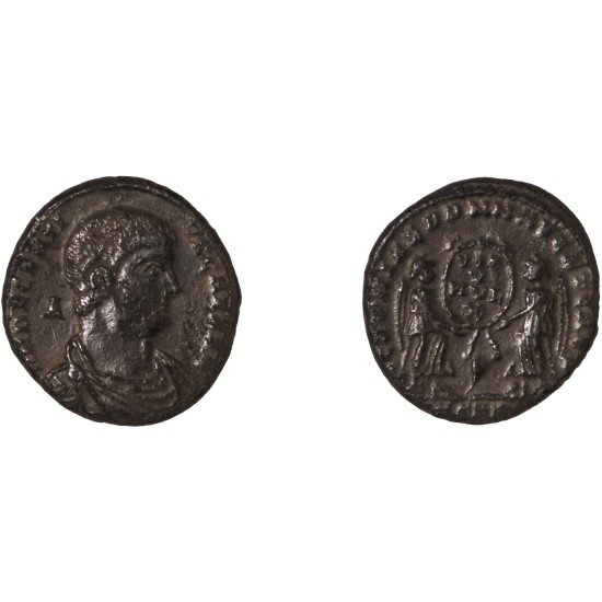 Moneda Imperio Romano Maiorina Decencio 351-352 d.C. Moneda Imperio Romano Maiorina Decencio 351-352 d.C.