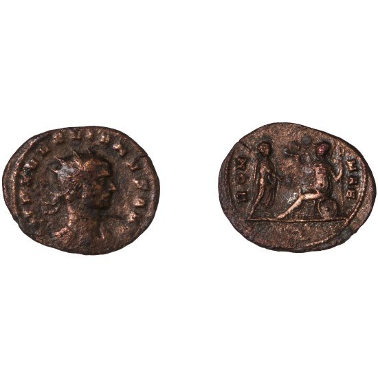 Moneda Imperio Romano Antoniniano Aureliano 272 d.C. Moneda Imperio Romano Antoniniano Aureliano 272 d.C.