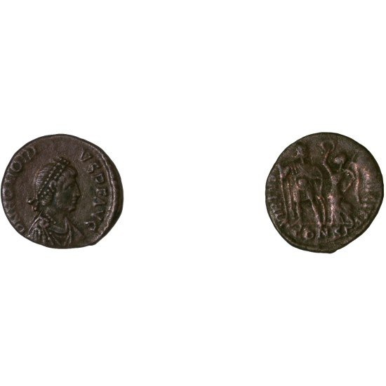 Moneda Imperio Romano Centenional Honorio 395-402 d.C. Moneda Imperio Romano Centenional Honorio 395-402 d.C.