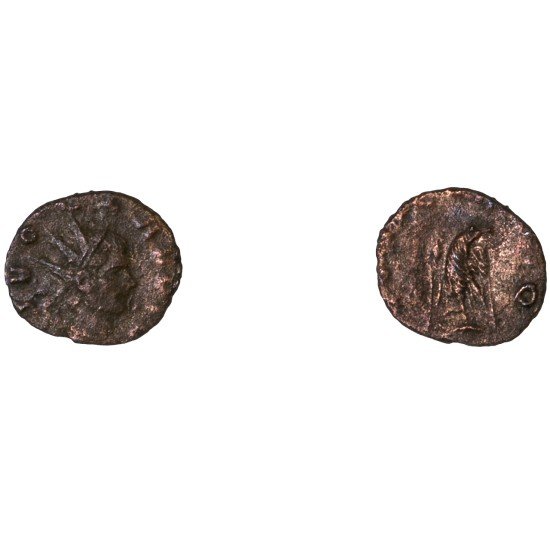 Moneda Imperio Romano Antoniniano Divo Claudio II 270 d.C.