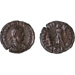 Moneda Imperio Romano Maiorina Valentiniano II 383-387 d.C. Moneda Imperio Romano Maiorina Valentiniano II 383-387 d.C.