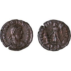 Moneda Imperio Romano Maiorina Valentiniano II 383-387 d.C. Moneda Imperio Romano Maiorina Valentiniano II 383-387 d.C.