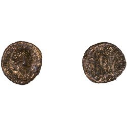 Moneda Imperio Romano Semis Adriano 121-123 d.C.
