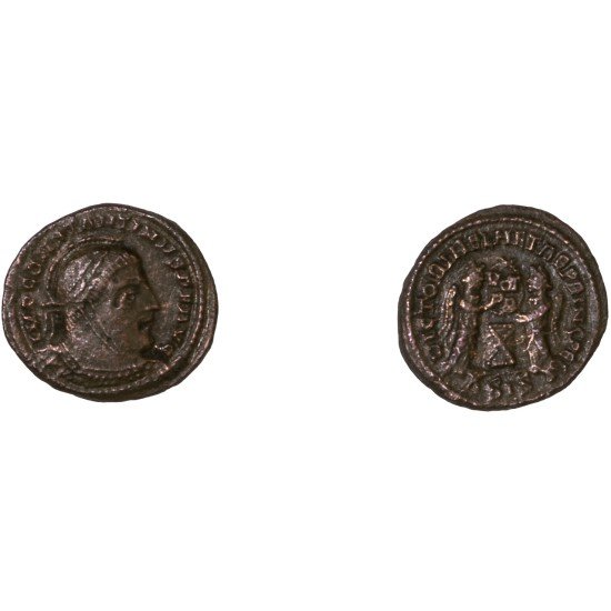 Moneda Imperio Romano Centenional Constantino I 318-319 d.C.