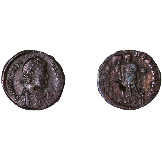 Moneda Imperio Romano Decargiro Arcadio 393-395 d.C. Moneda Imperio Romano Decargiro Arcadio 393-395 d.C.