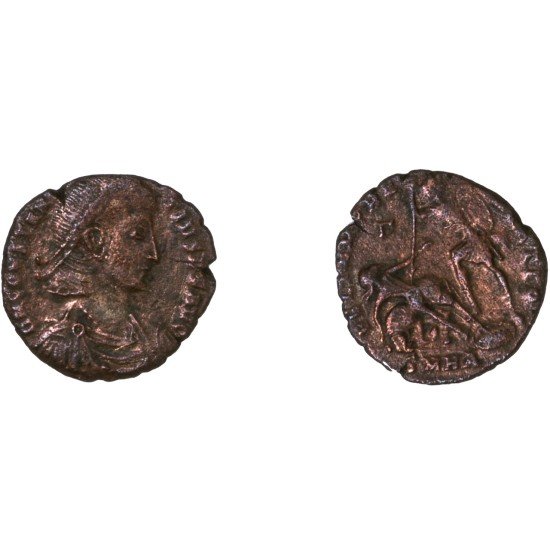 Moneda Imperio Romano Maiorina Constancio II 351-352 d.C.