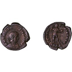 Moneda Imperio Romano Decargiro Teodosio I 393-395 d.C.