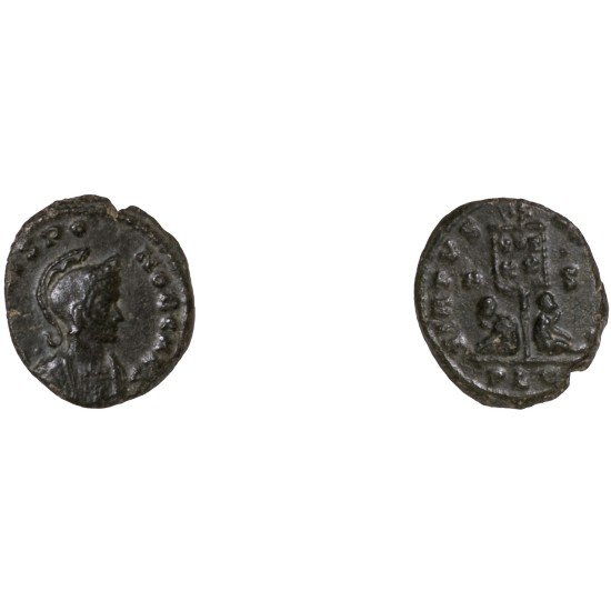 Moneda Imperio Romano Centenional Crispo 320 d.C. Moneda Imperio Romano Centenional Crispo 320 d.C.