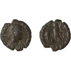 Moneda Imperio Romano Maiorina Graciano 379-383 d.C. Moneda Imperio Romano Maiorina Graciano 379-383 d.C.