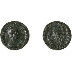 Moneda Imperio Romano Maiorina Valentiniano II 379-383 d.C. Moneda Imperio Romano Maiorina Valentiniano II 379-383 d.C.