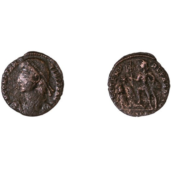 Moneda Imperio Romano ½ maiorina Constancio II 348-351 d.C. Moneda Imperio Romano ½ maiorina Constancio II 348-351 d.C.
