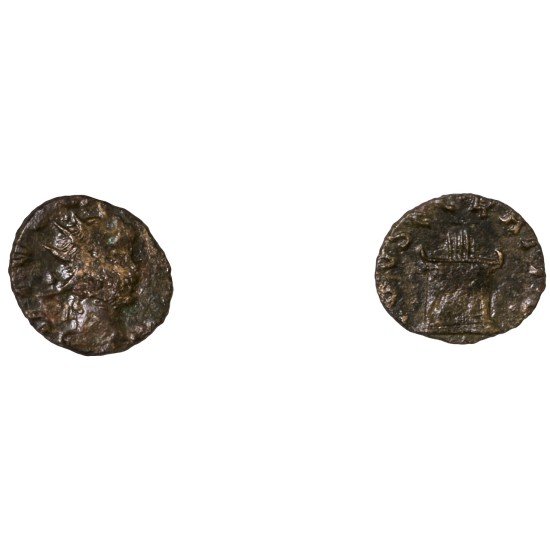 Moneda Imperio Romano Antoniniano Divo Claudio II después de 270 d.C. Moneda Imperio Romano Antoniniano Divo Claudio II después de 270 d.C.