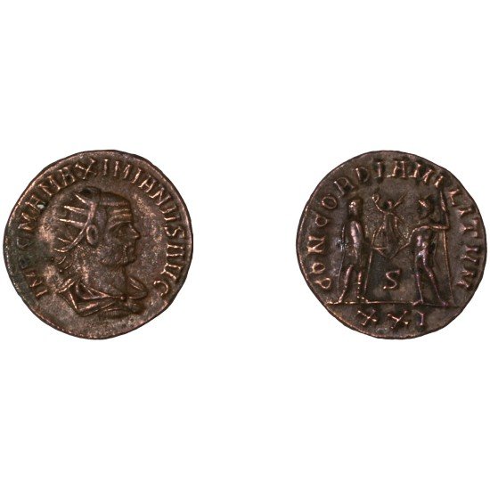 Moneda Imperio Romano Antoniniano Maximiano 293-294 d.C. Moneda Imperio Romano Antoniniano Maximiano 293-294 d.C.