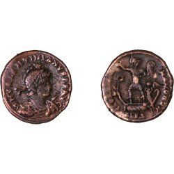 Moneda Imperio Romano Maiorina Valentiniano II 383-386 d.C.