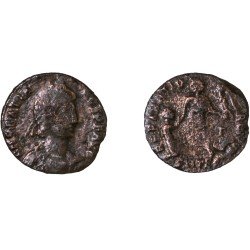 Moneda Imperio Romano Maiorina Graciano 379-383 d.C. Moneda Imperio Romano Maiorina Graciano 379-383 d.C.