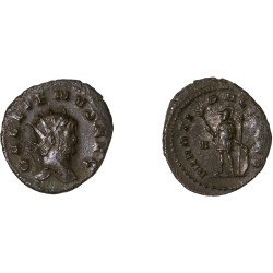 Moneda Imperio Romano Antoniniano Galieno 264-266 d.C. Moneda Imperio Romano Antoniniano Galieno 264-266 d.C.