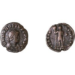 Moneda Imperio Romano Decargiro Honorio 393-395 d.C.