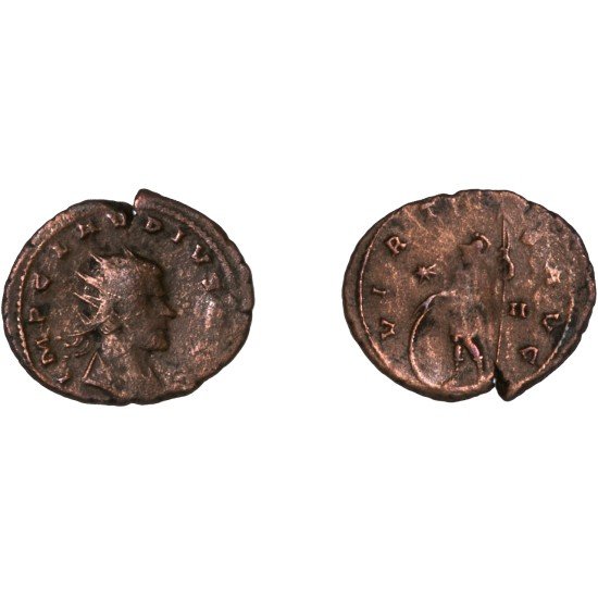 Moneda Imperio Romano Antoniniano Claudio II 269 d.C. Moneda Imperio Romano Antoniniano Claudio II 269 d.C.