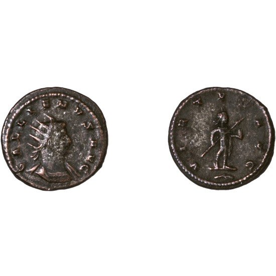 Moneda Imperio Romano Antoniniano Galieno 265 d.C. Moneda Imperio Romano Antoniniano Galieno 265 d.C.