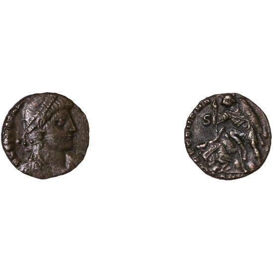 Moneda Imperio Romano Maiorina Constancio II 352-353 d.C. Moneda Imperio Romano Maiorina Constancio II 352-353 d.C.