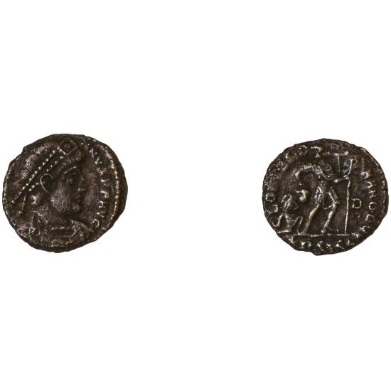 Moneda Imperio Romano Centenional Valentiniano I 367 d.C.