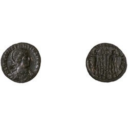 Moneda Imperio Romano Centenional Constancio II 334-335 d.C.