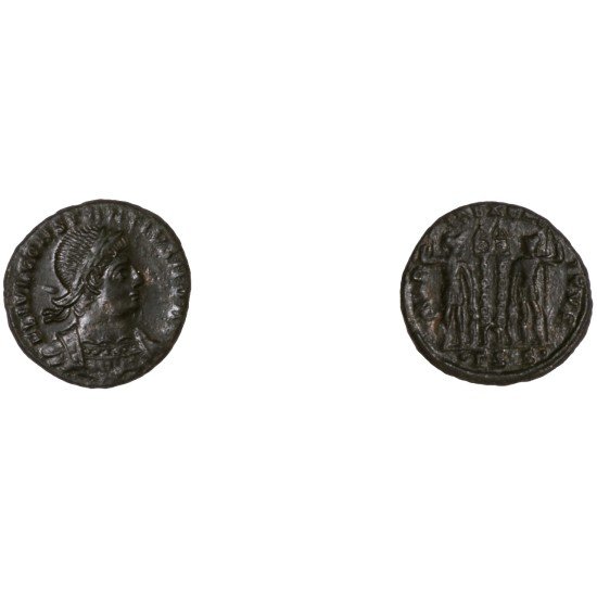 Moneda Imperio Romano Centenional Constancio II 334-335 d.C.