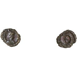 Moneda Imperio Romano Nummus Teodosio II 425-435 d.C.