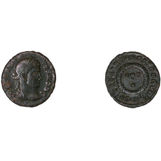 Moneda Imperio Romano Centenional Crispo 321-324 d.C. Moneda Imperio Romano Centenional Crispo 321-324 d.C.