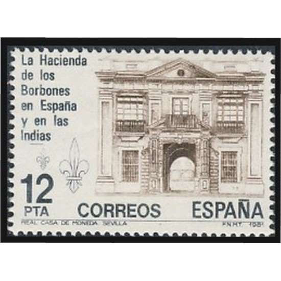 España Spain 2642 1981 La Hacienda de los Borbones en España y en las Indias MNH España Spain 2642 1981 La Hacienda de los Borbones en España y en las Indias MNH