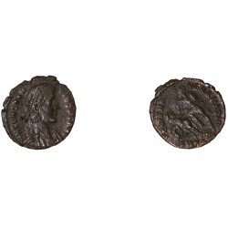 Moneda Imperio Romano Maiorina Constancio II 353-355 d.C. Moneda Imperio Romano Maiorina Constancio II 353-355 d.C.
