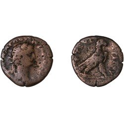 Moneda Imperio Romano Diobol Domiciano  83-84 d.C.