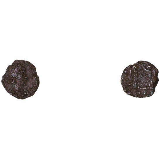 Moneda Imperio Romano ¼ de maiorina Teodosio I 383-387 d.C. Moneda Imperio Romano ¼ de maiorina Teodosio I 383-387 d.C.