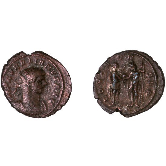 Moneda Imperio Romano Antoniniano Aureliano 271-272 d.C. Moneda Imperio Romano Antoniniano Aureliano 271-272 d.C.