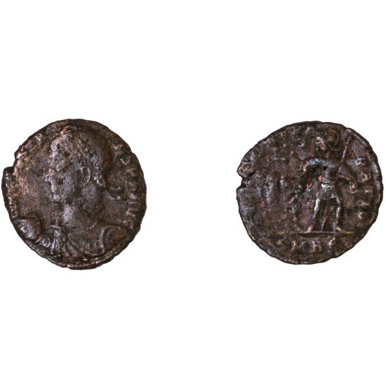 Moneda Imperio Romano ½ maiorina Constante 348-350 d.C. Moneda Imperio Romano ½ maiorina Constante 348-350 d.C.
