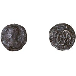 Moneda Imperio Romano ½ de maiorina Constancio II 348-350 d.C. Moneda Imperio Romano ½ de maiorina Constancio II 348-350 d.C.
