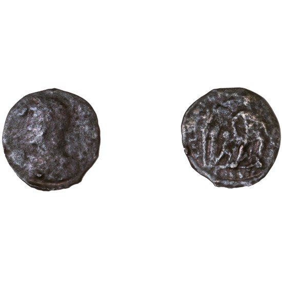 Moneda Imperio Romano ½ de maiorina Constancio II 348-350 d.C. Moneda Imperio Romano ½ de maiorina Constancio II 348-350 d.C.