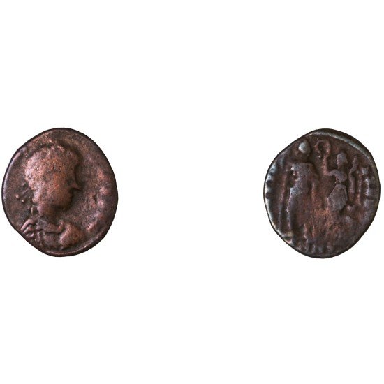 Moneda Imperio Romano Centenional Arcadio 395-402 d.C. Moneda Imperio Romano Centenional Arcadio 395-402 d.C.