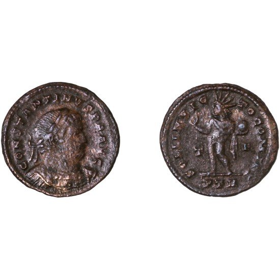 Moneda Imperio Romano Follis Constantino I 310-313 d.C. Moneda Imperio Romano Follis Constantino I 310-313 d.C.